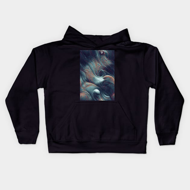 Abstract pattern design #36 Kids Hoodie by Endless-Designs